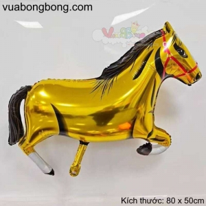 Bong bóng con ngựa vàng gold 2026